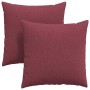 Cojines de sofá 2 pcs Rojo vino 60 x 60 cm tela en Decoración | Comprar online en Foru.es