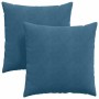 Cojines de sofá 2 pcs Azul 60 x 60 cm Tela de pana en Decoración | Comprar online en Foru.es