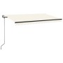 Toldo retráctil automático crema 400x350 cm en Toldos | Comprar online en Foru.es