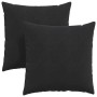Cojines de sofá 2 pcs Negro 60 x 60 cm Tela de pana en Decoración | Comprar online en Foru.es