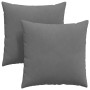Cojines de sofá 2 pcs Gris oscuro 60 x 60 cm tela en Decoración | Comprar online en Foru.es
