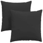 Cojines de sofá 2 pcs Negro 60 x 60 cm tela en Decoración | Comprar online en Foru.es