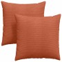 Cojines de sofá 2 pcs Rojo Naranja 60 x 60 cm Tela de pana en Decoración | Comprar online en Foru.es