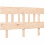 Estructura de cama con cabecero madera maciza 120x200 cm de vidaXL, Camas y somieres - Ref: Foro24-3193331, Precio: 114,99 €,...