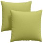 Cojines de sofá 2 pcs Verde claro 80 x 80 cm tela en Decoración | Comprar online en Foru.es