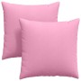 Cojines de sofá 2 pcs Rosa 80 x 80 cm tela en Decoración | Comprar online en Foru.es