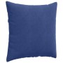 Cojines de sofá 2 pcs Azul Policía 80 x 80 cm Tela de pana en Decoración | Comprar online en Foru.es