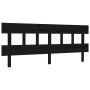 Estructura de cama con cabecero madera maciza negro 200x200 cm de vidaXL, Camas y somieres - Ref: Foro24-3193360, Precio: 205...