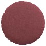 Cojines para asiento 2 pcs Rojo vino Ø30 x 13 cm tela en Decoración | Comprar online en Foru.es