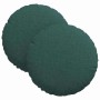 Cojines para asiento 2 pcs Verde oscuro Ø30 x 13 cm tela en Decoración | Comprar online en Foru.es