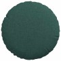 Cojines para asiento 2 pcs Verde oscuro Ø30 x 13 cm tela en Decoración | Comprar online en Foru.es