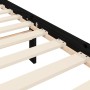 Estructura de cama con cabecero madera maciza negro 140x190 cm de vidaXL, Camas y somieres - Ref: Foro24-3193320, Precio: 173...