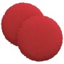 Cojines para asiento 2 pcs Rojo Ø30 x 13 cm tela en Decoración | Comprar online en Foru.es