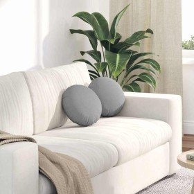 Cojines para asiento 2 pcs Gris Nube Ø30 x 13 cm tela en Decoración | Comprar online en Foru.es