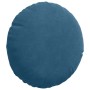 Cojines para asiento 2 pcs Azul Ø 40 x 13 cm Terciopelo en Decoración | Comprar online en Foru.es