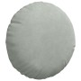 Cojines para asiento 2 pcs Gris Claro Ø 40 x 13 cm Terciopelo en Decoración | Comprar online en Foru.es