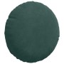Cojines para asiento 2 pcs Verde oscuro Ø 40 x 13 cm Terciopelo en Decoración | Comprar online en Foru.es