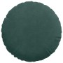 Cojines para asiento 2 pcs Verde oscuro Ø 40 x 13 cm Terciopelo en Decoración | Comprar online en Foru.es