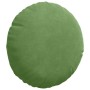 Cojines para asiento 2 pcs Verde claro Ø 40 x 13 cm Terciopelo en Decoración | Comprar online en Foru.es