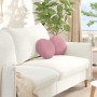 Cojines para asiento 2 pcs Rosa Ø 40 x 13 cm Terciopelo en Decoración | Comprar online en Foru.es