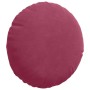 Cojines para asiento 2 pcs Rojo vino Ø 40 x 13 cm Terciopelo en Decoración | Comprar online en Foru.es
