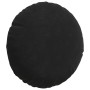 Cojines para asiento 2 pcs Negro Ø 40 x 13 cm Terciopelo en Decoración | Comprar online en Foru.es