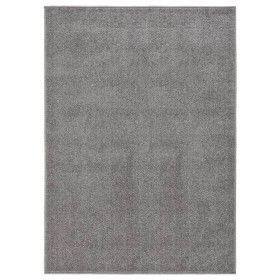 Alfombra de pelo corto gris 120x170 cm de vidaXL, Alfombras - Ref: Foro24-340315, Precio: 50,63 €, Descuento: %