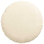 Cojines para asiento 2 pcs Crema Ø 30 cm Tela de pana en Decoración | Comprar online en Foru.es