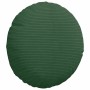 Cojines para asiento 2 pcs Verde oscuro Ø 30 cm Tela de pana en Decoración | Comprar online en Foru.es