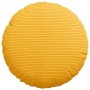 Cojines para asiento 2 pcs Amarillo Claro Ø 30 cm Tela de pana en Decoración | Comprar online en Foru.es