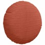 Cojines para asiento 2 pcs Rojo Naranja Ø 30 cm Tela de pana en Decoración | Comprar online en Foru.es