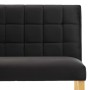 Banco de terciopelo negro 140 cm de vidaXL, Bancos para recibidores y almacenamiento - Ref: Foro24-288575, Precio: 213,06 €, ...
