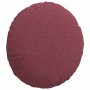 Cojines para asiento 2 pcs Rojo vino Ø40 x 13 cm tela en Decoración | Comprar online en Foru.es