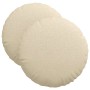 Cojines para asiento 2 pcs Crema Ø40 x 13 cm tela en Decoración | Comprar online en Foru.es
