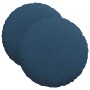 Cojines para asiento 2 pcs Azul Ø40 x 13 cm tela en Decoración | Comprar online en Foru.es