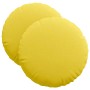 Cojines para asiento 2 pcs Amarillo Claro Ø40 x 13 cm tela en Decoración | Comprar online en Foru.es