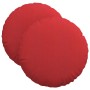Cojines para asiento 2 pcs Rojo Ø40 x 13 cm tela en Decoración | Comprar online en Foru.es