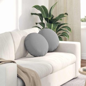 Cojines para asiento 2 pcs Gris Nube Ø40 x 13 cm tela en Decoración | Comprar online en Foru.es