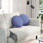 Cojines para asiento 2 pcs Azul jeans Ø40 x 13 cm tela en Decoración | Comprar online en Foru.es
