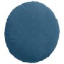Cojines para asiento 2 pcs Azul Ø 40 x 13 cm Terciopelo en Decoración | Comprar online en Foru.es