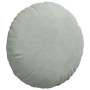 Cojines para asiento 2 pcs Gris Claro Ø 40 x 13 cm Terciopelo en Decoración | Comprar online en Foru.es