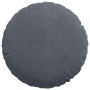 Cojines para asiento 2 pcs Gris oscuro Ø 40 x 13 cm Terciopelo en Decoración | Comprar online en Foru.es