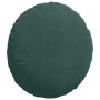 Cojines para asiento 2 pcs Verde oscuro Ø 40 x 13 cm Terciopelo en Decoración | Comprar online en Foru.es