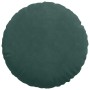 Cojines para asiento 2 pcs Verde oscuro Ø 40 x 13 cm Terciopelo en Decoración | Comprar online en Foru.es