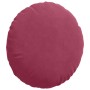 Cojines para asiento 2 pcs Rojo vino Ø 40 x 13 cm Terciopelo en Decoración | Comprar online en Foru.es