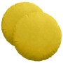 Cojines para asiento 2 pcs Amarillo Ø 40 x 13 cm Terciopelo en Decoración | Comprar online en Foru.es
