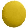 Cojines para asiento 2 pcs Amarillo Ø 40 x 13 cm Terciopelo en Decoración | Comprar online en Foru.es
