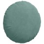 Cojines para asiento 2 pcs Verde Mar Ø 40 x 13 cm Terciopelo en Decoración | Comprar online en Foru.es