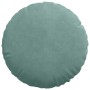 Cojines para asiento 2 pcs Verde Mar Ø 40 x 13 cm Terciopelo en Decoración | Comprar online en Foru.es