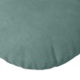 Cojines para asiento 2 pcs Verde Mar Ø 40 x 13 cm Terciopelo en Decoración | Comprar online en Foru.es